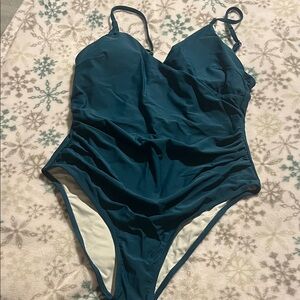 Teal Women's One Piece Swimsuit